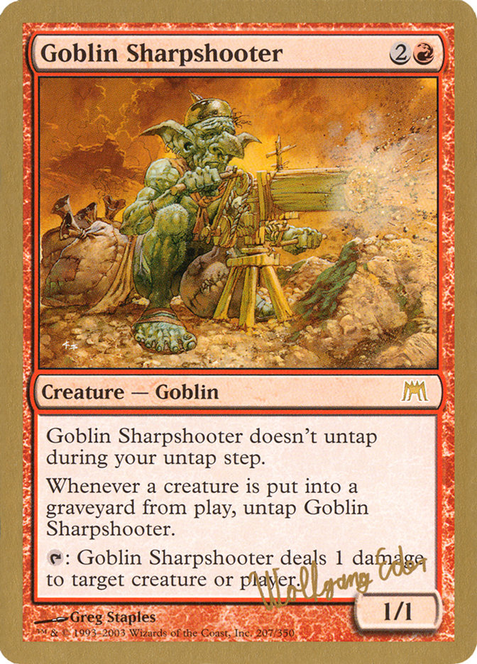 Goblin Sharpshooter (Wolfgang Eder) [World Championship Decks 2003] | Gamer Loot