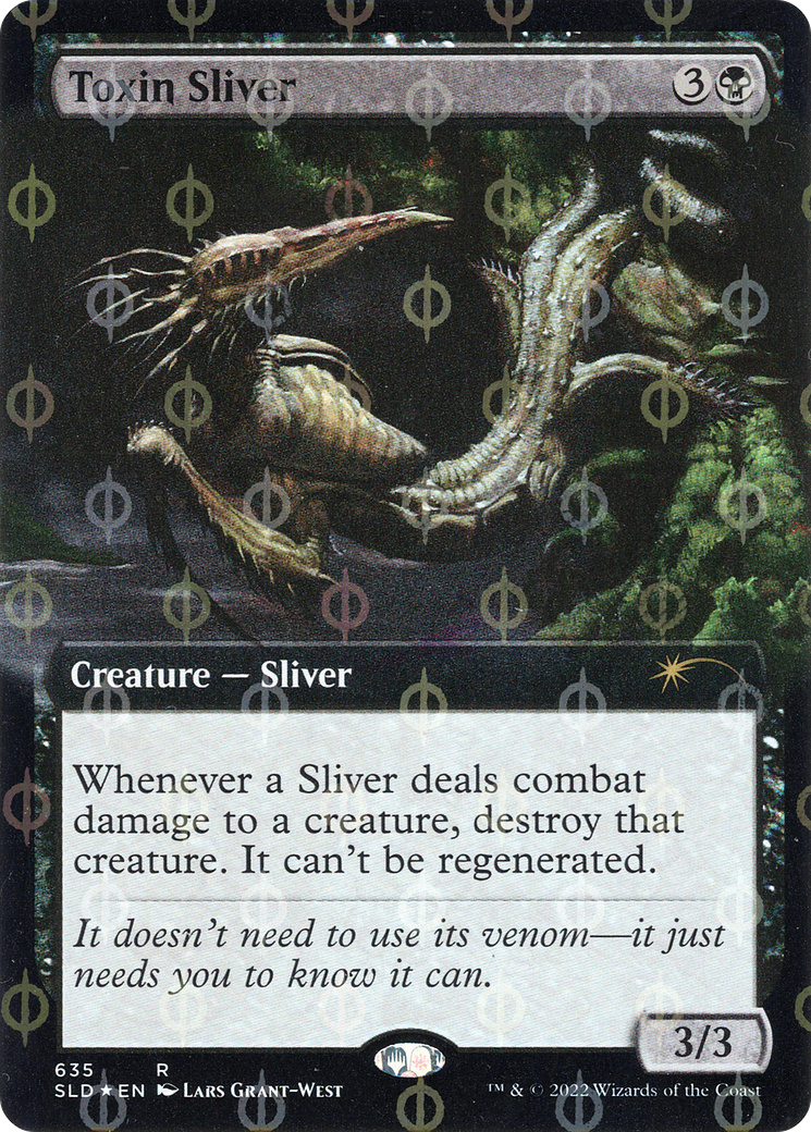 Toxin Sliver (Extended Art) (Step-and-Compleat Foil) [Secret Lair Drop Promos] | Gamer Loot