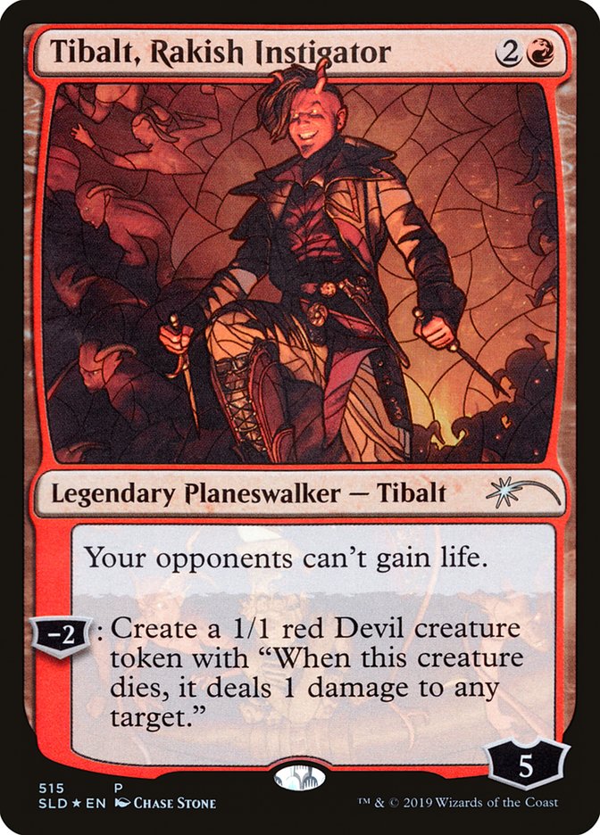 Tibalt, Rakish Instigator (Stained Glass) [Secret Lair Drop Promos] | Gamer Loot