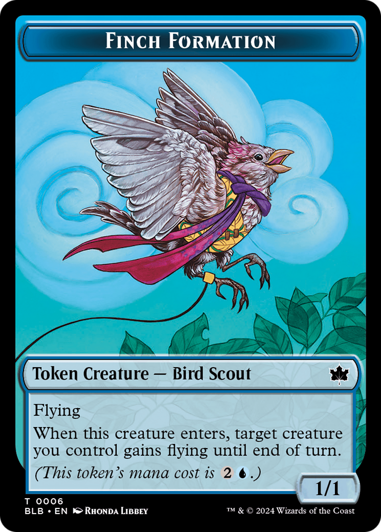 Finch Formation Token [Bloomburrow Tokens] | Gamer Loot