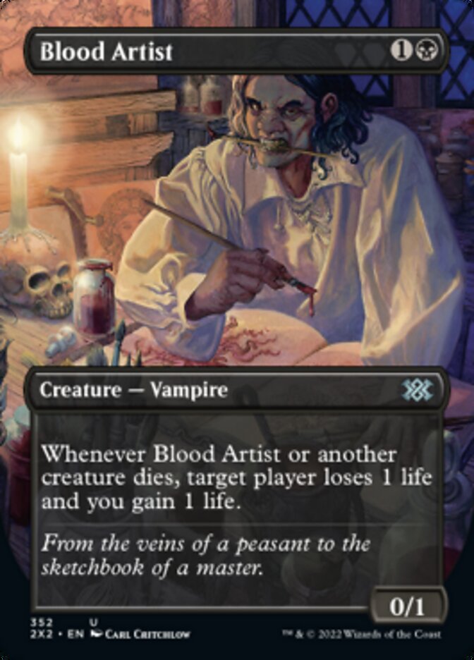 Blood Artist (Borderless Alternate Art) [Double Masters 2022] | Gamer Loot