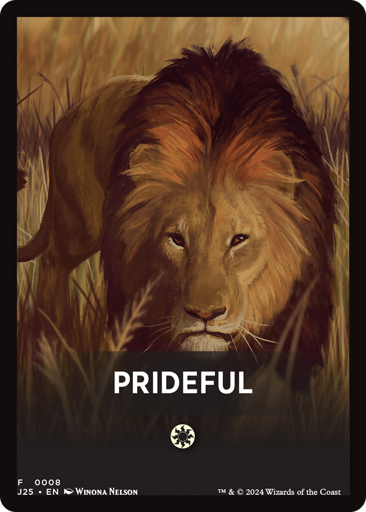 Prideful Theme Card [Foundations Jumpstart Front Cards] | Gamer Loot