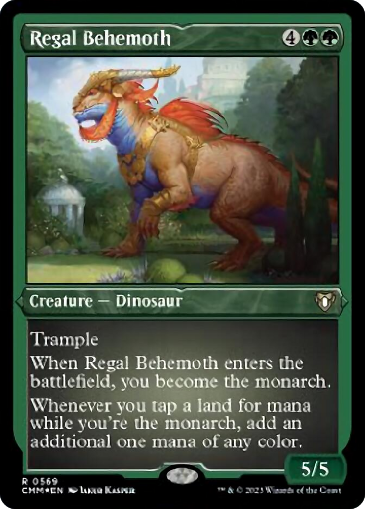 Regal Behemoth (Foil Etched) [Commander Masters] | Gamer Loot