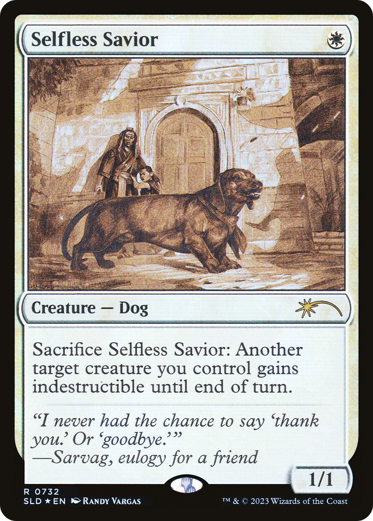 Selfless Savior (Sketch) [Secret Lair Drop Promos] | Gamer Loot