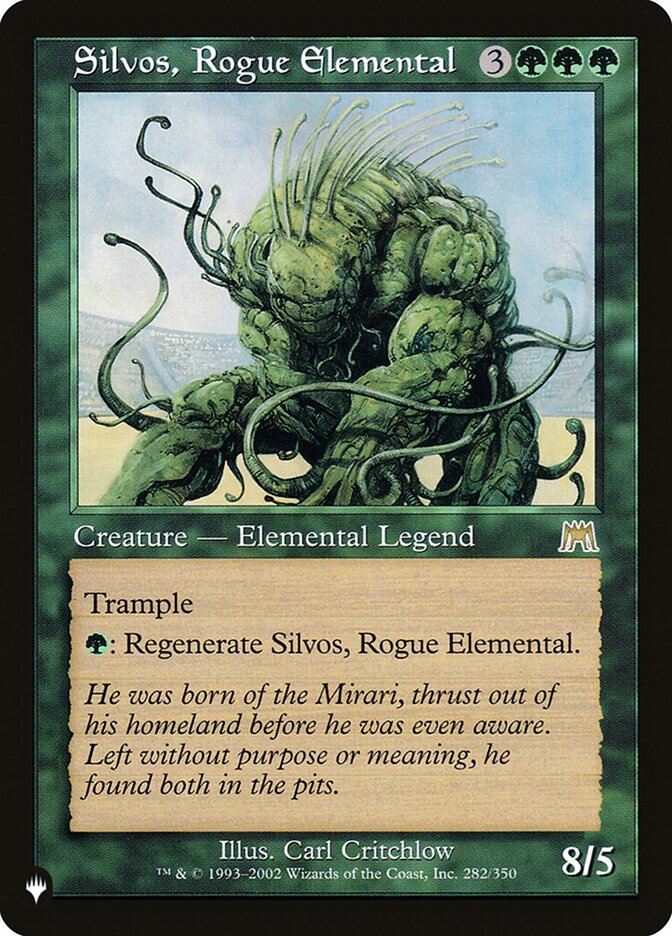 Silvos, Rogue Elemental [The List] | Gamer Loot