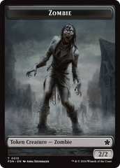 Rat // Zombie Double-Sided Token [Foundations Tokens] | Gamer Loot