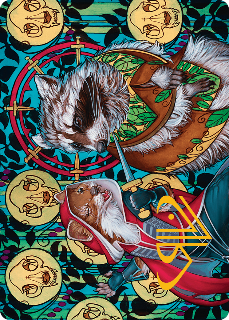 Ruthless Negotiation Art Card (Gold-Stamped Signature) [Bloomburrow Art Series] | Gamer Loot