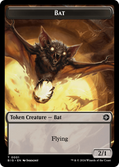 Treasure // Bat Double-Sided Token [Outlaws of Thunder Junction Tokens] | Gamer Loot