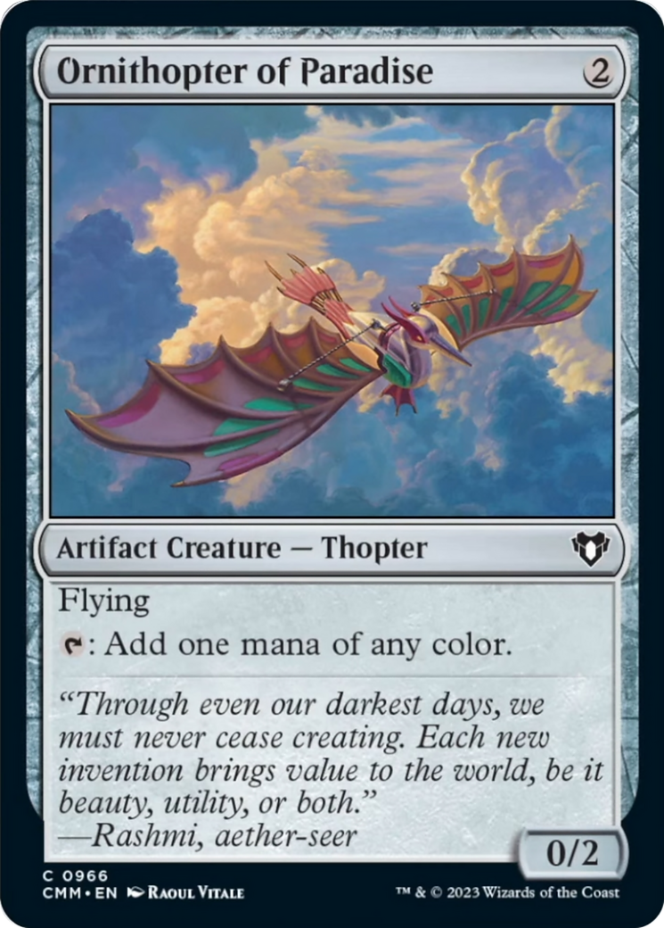 Ornithopter of Paradise [Commander Masters] | Gamer Loot