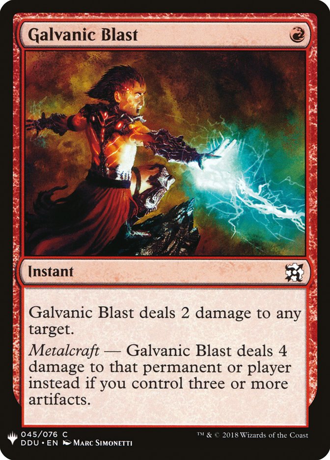 Galvanic Blast [Mystery Booster] | Gamer Loot