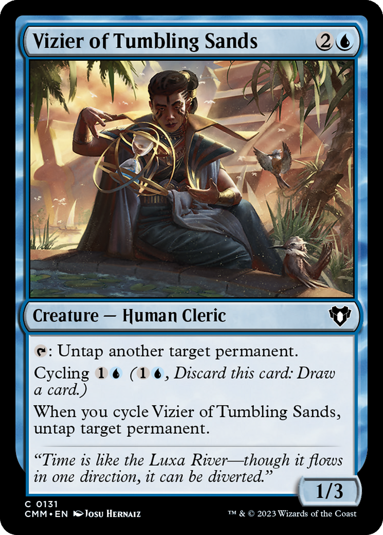 Vizier of Tumbling Sands [Commander Masters] | Gamer Loot