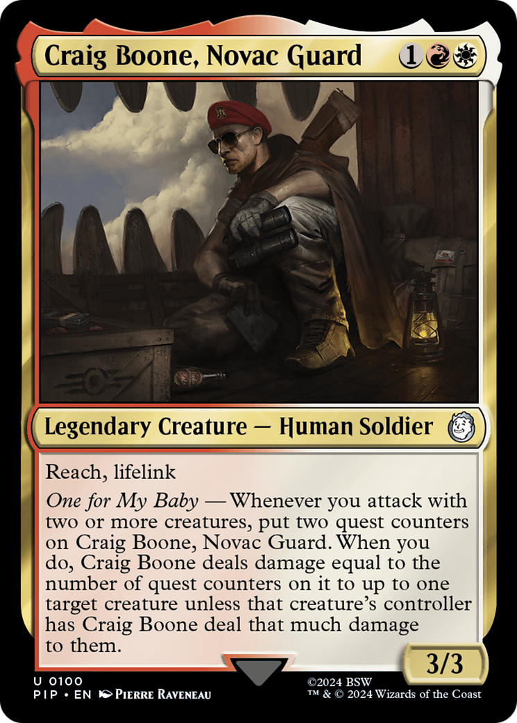 Craig Boone, Novac Guard [Fallout] | Gamer Loot