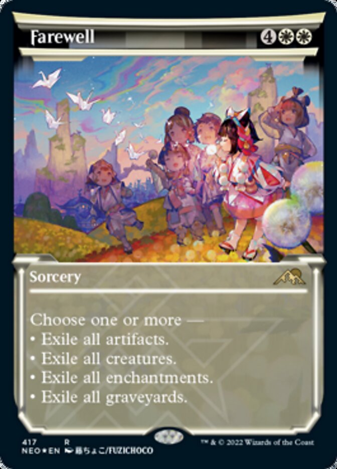 Farewell (Showcase) (Foil Etched) [Kamigawa: Neon Dynasty] | Gamer Loot