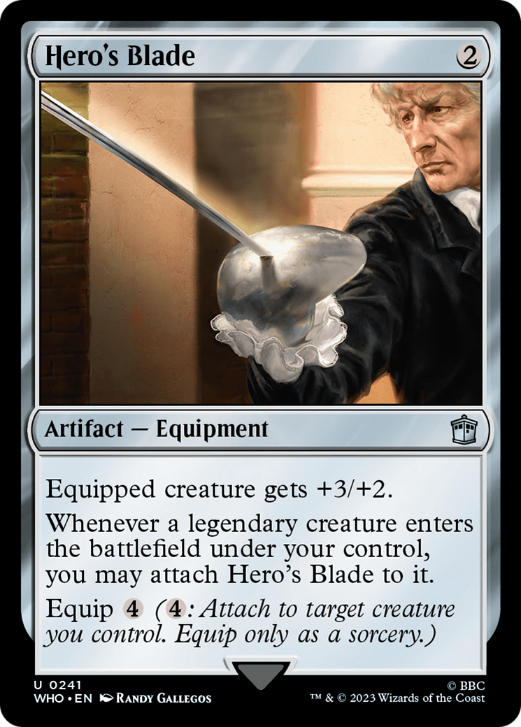 Hero's Blade [Doctor Who] | Gamer Loot