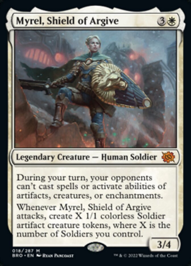 Myrel, Shield of Argive (Promo Pack) [The Brothers' War Promos] | Gamer Loot