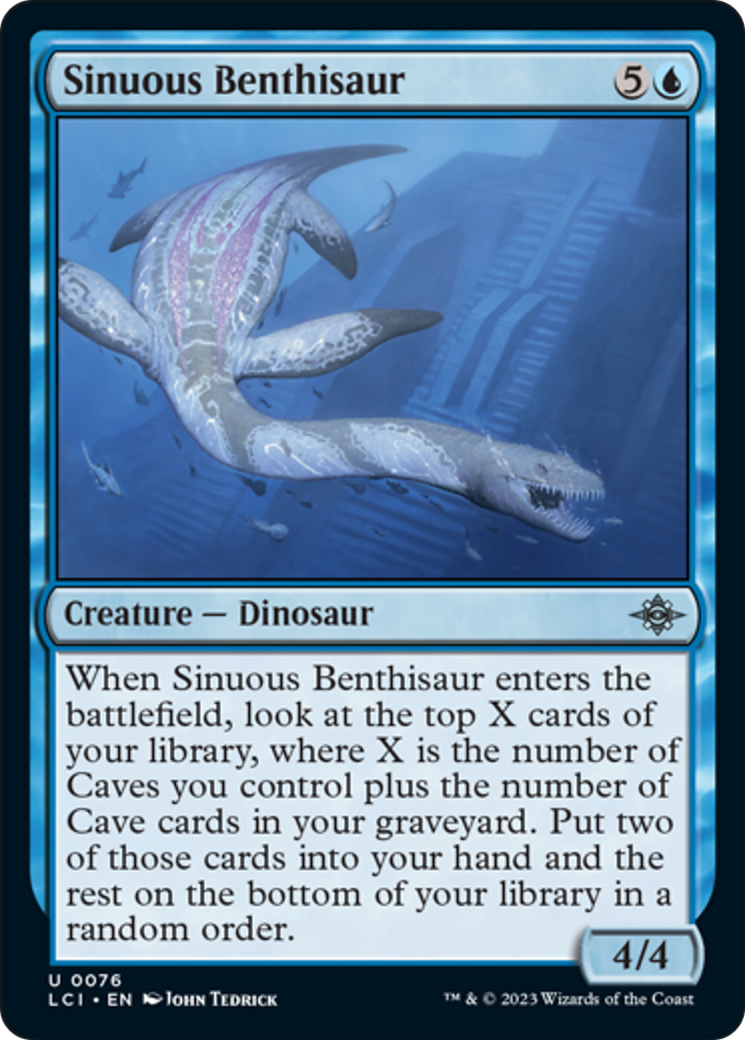 Sinuous Benthisaur [The Lost Caverns of Ixalan] | Gamer Loot