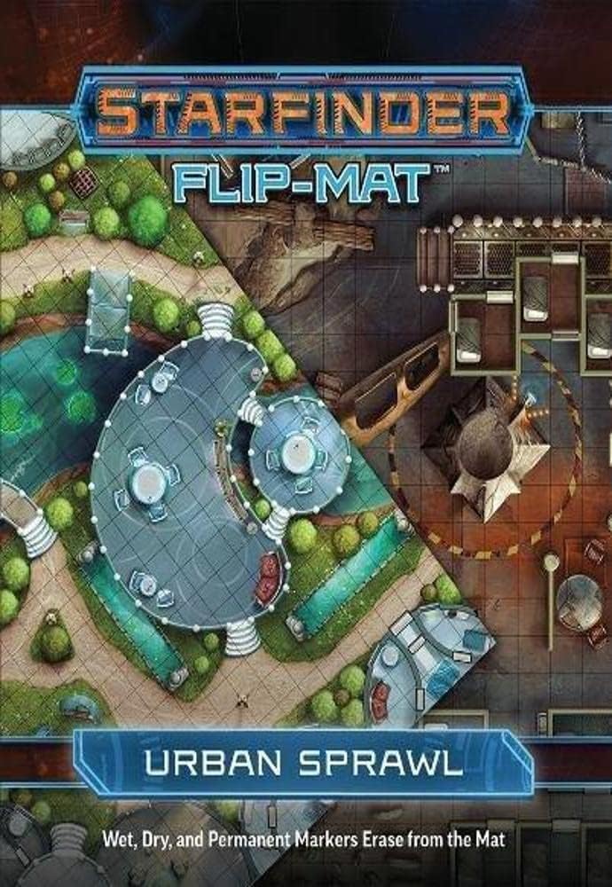 Starfinder Flip-Mat: Urban Sprawl | Gamer Loot