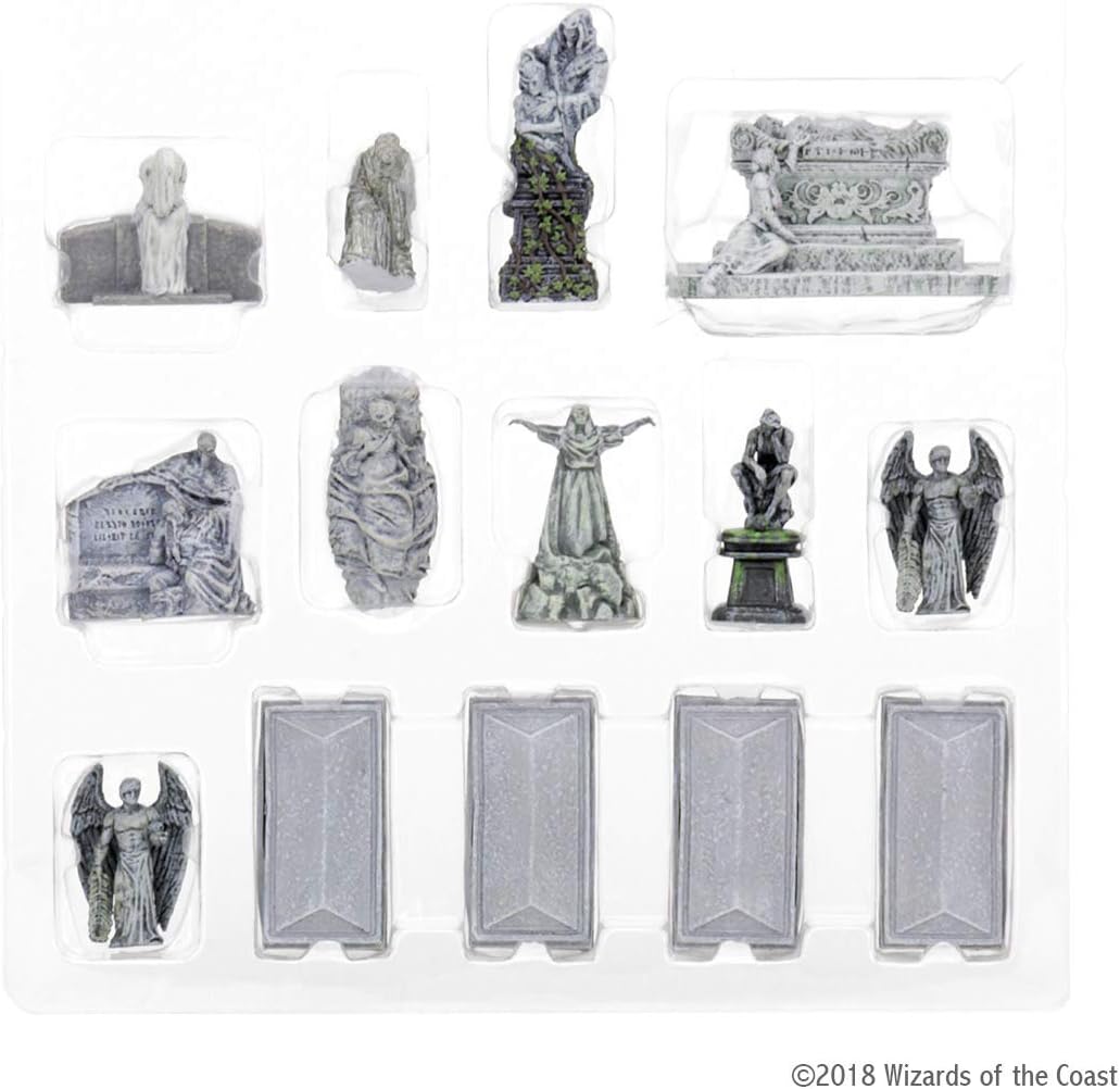 Dungeons & Dragons: Waterdeep Dragon Heist City of the Dead Statues & Monuments Set | Gamer Loot