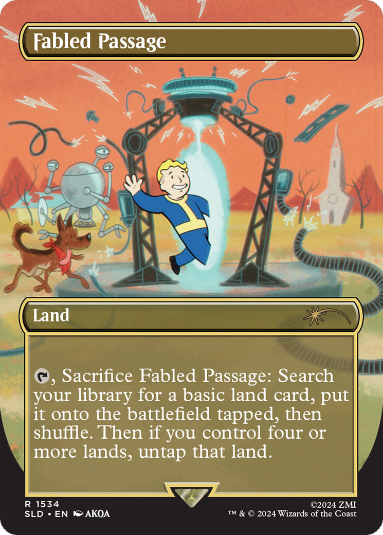Fabled Passage (1534) (Rainbow Foil) [Secret Lair Drop Series] | Gamer Loot