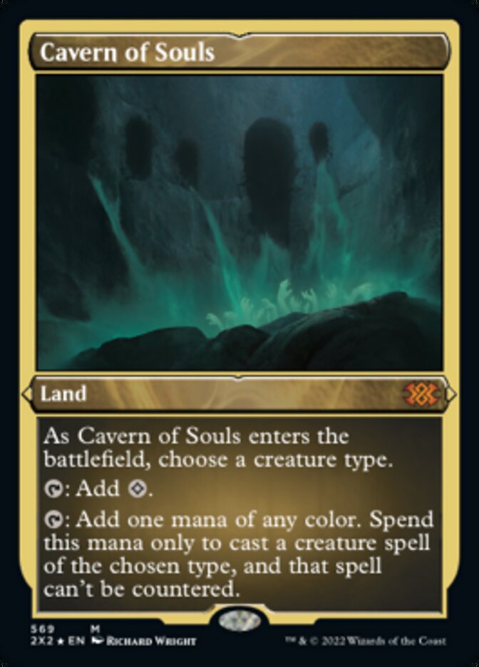 Cavern of Souls (Foil Etched) [Double Masters 2022] | Gamer Loot