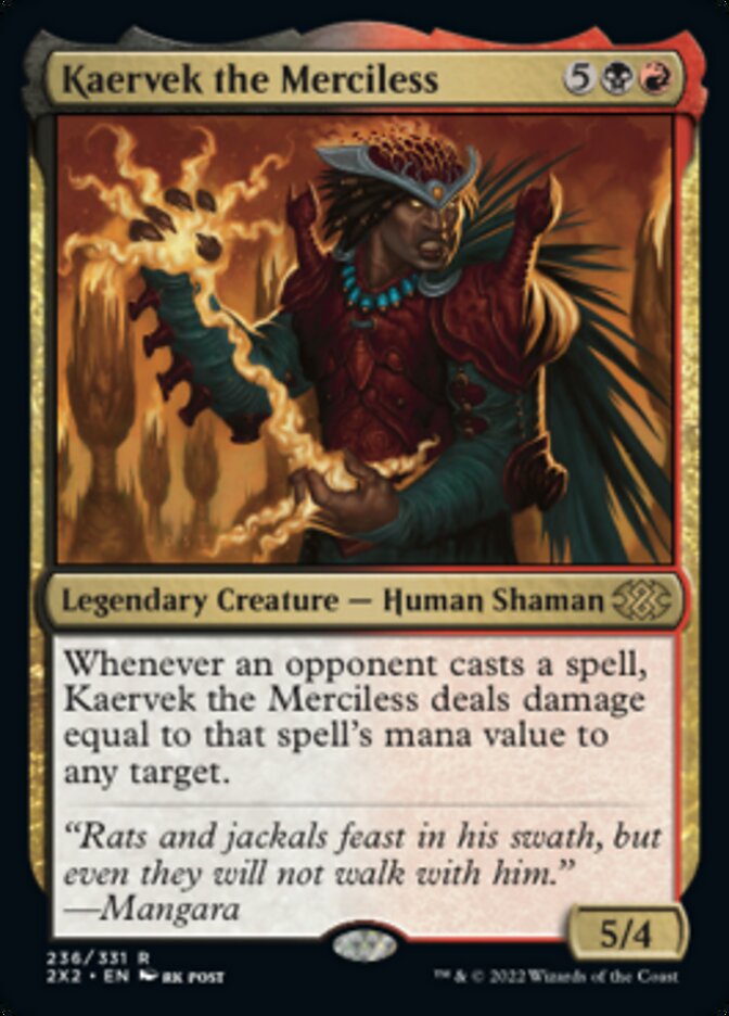 Kaervek the Merciless [Double Masters 2022] | Gamer Loot