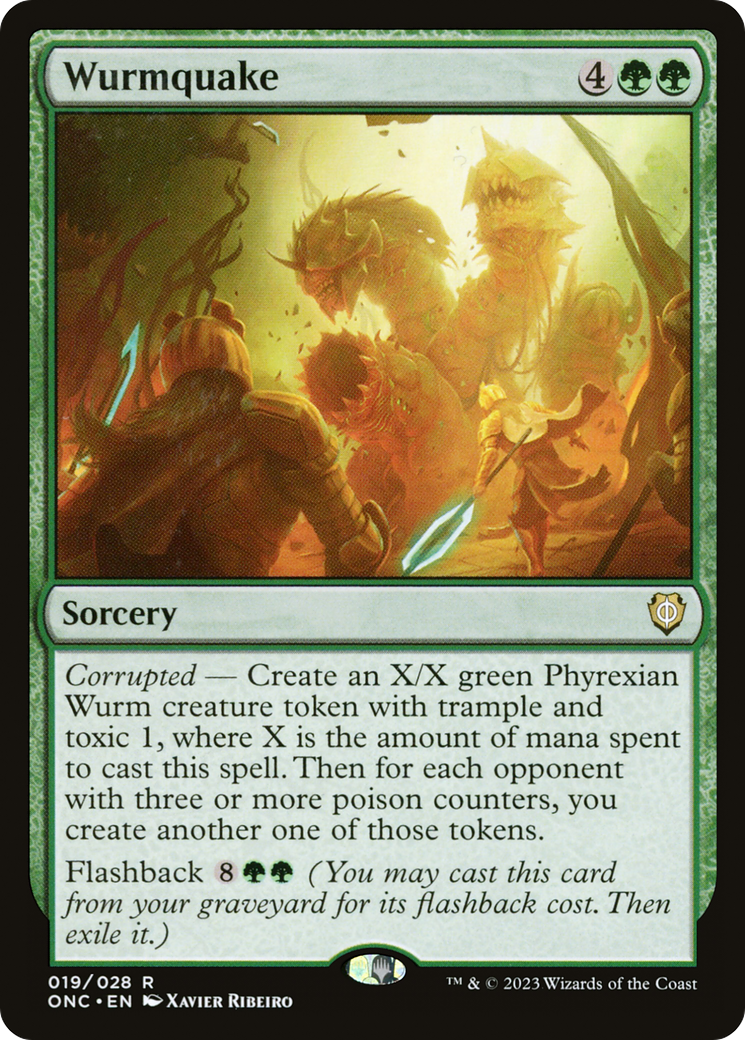 Wurmquake [Phyrexia: All Will Be One Commander] | Gamer Loot