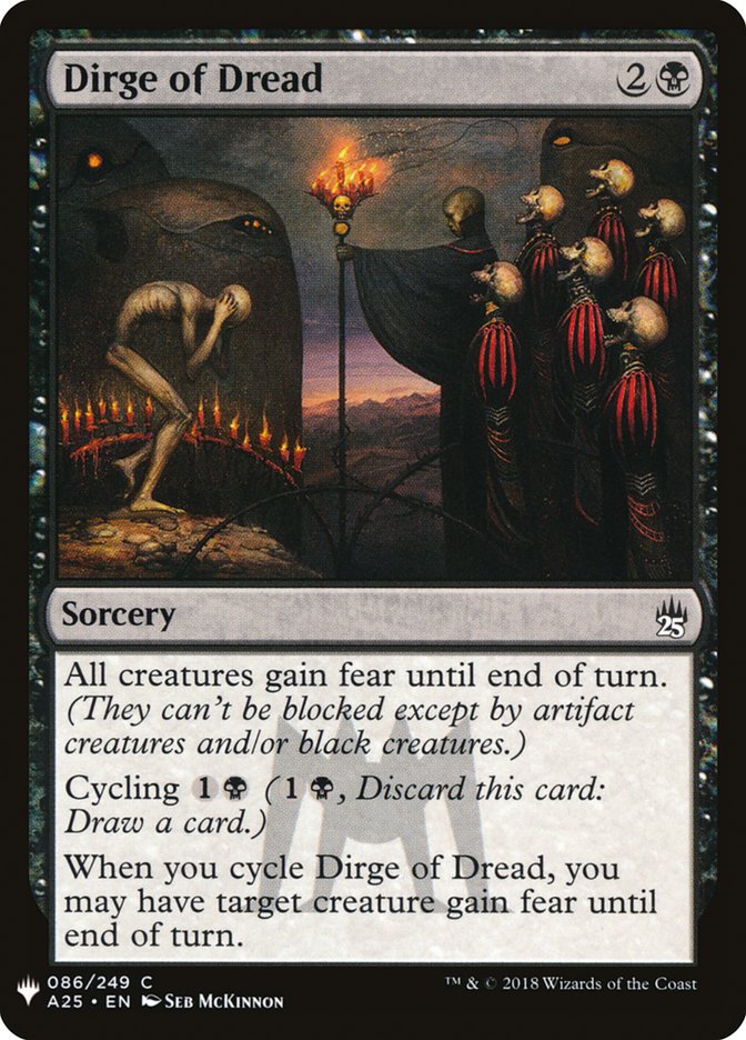 Dirge of Dread [Mystery Booster] | Gamer Loot