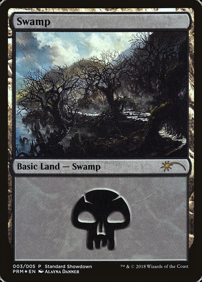 Swamp (Alayna Danner) [Standard Showdown Promos] | Gamer Loot