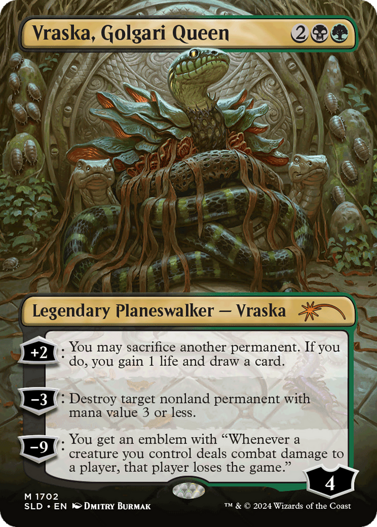 Vraska, Golgari Queen (1702) (Rainbow Foil) [Secret Lair Drop Series] | Gamer Loot