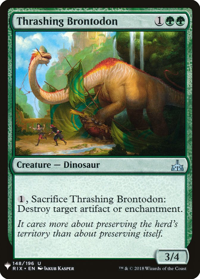 Thrashing Brontodon [Mystery Booster] | Gamer Loot