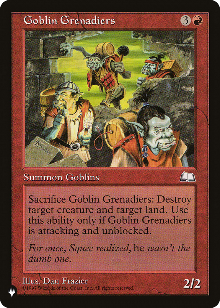 Goblin Grenadiers [The List Reprints] | Gamer Loot