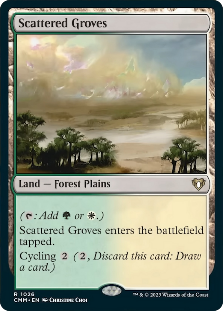 Scattered Groves [Commander Masters] | Gamer Loot