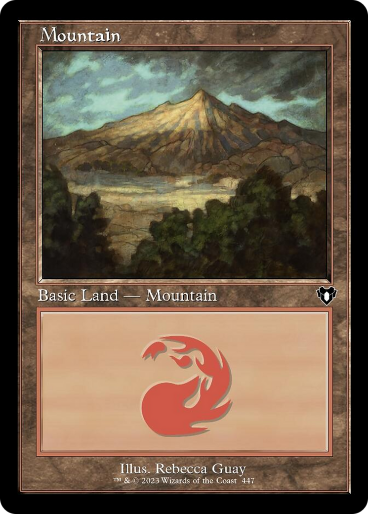 Mountain (447) (Retro) [Commander Masters] | Gamer Loot