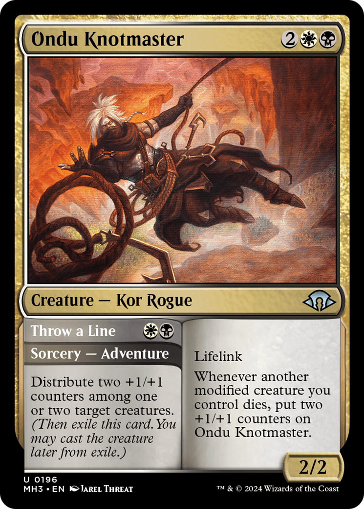 Ondu Knotmaster // Throw a Line [Modern Horizons 3] | Gamer Loot