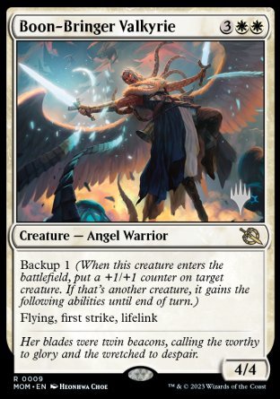 Boon-Bringer Valkyrie (Promo Pack) [March of the Machine Promos] | Gamer Loot