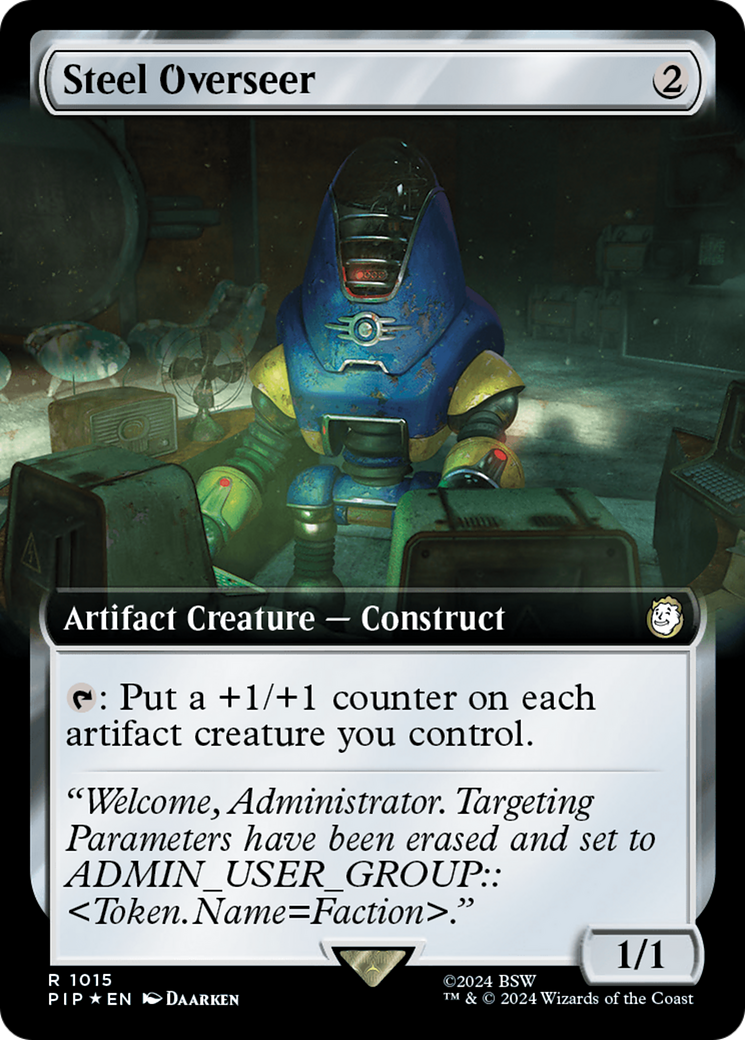 Steel Overseer (Extended Art) (Surge Foil) [Fallout] | Gamer Loot