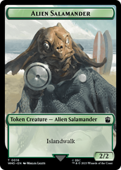 Dalek // Alien Salamander Double-Sided Token [Doctor Who Tokens] | Gamer Loot