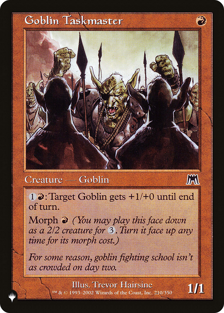 Goblin Taskmaster [The List Reprints] | Gamer Loot