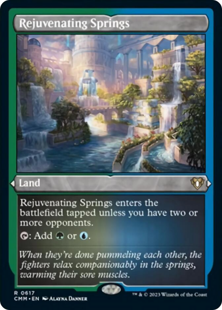 Rejuvenating Springs (Foil Etched) [Commander Masters] | Gamer Loot