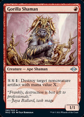 Gorilla Shaman (Foil Etched) [Modern Horizons 2] | Gamer Loot