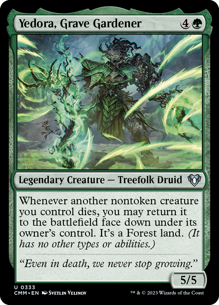 Yedora, Grave Gardener [Commander Masters] | Gamer Loot