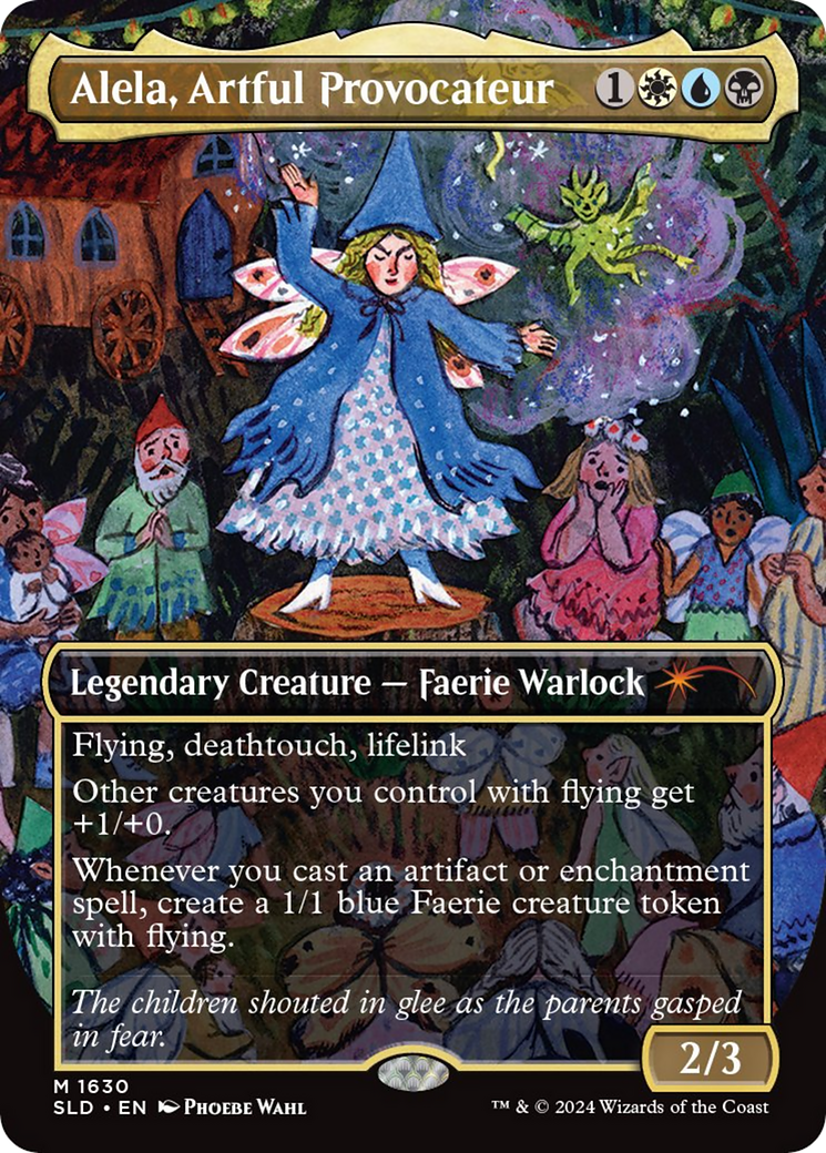 Alela, Artful Provocateur (1630) (Rainbow Foil) [Secret Lair Drop Series] | Gamer Loot