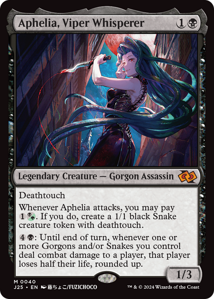 Aphelia, Viper Whisperer (Anime) [Foundations Jumpstart] | Gamer Loot