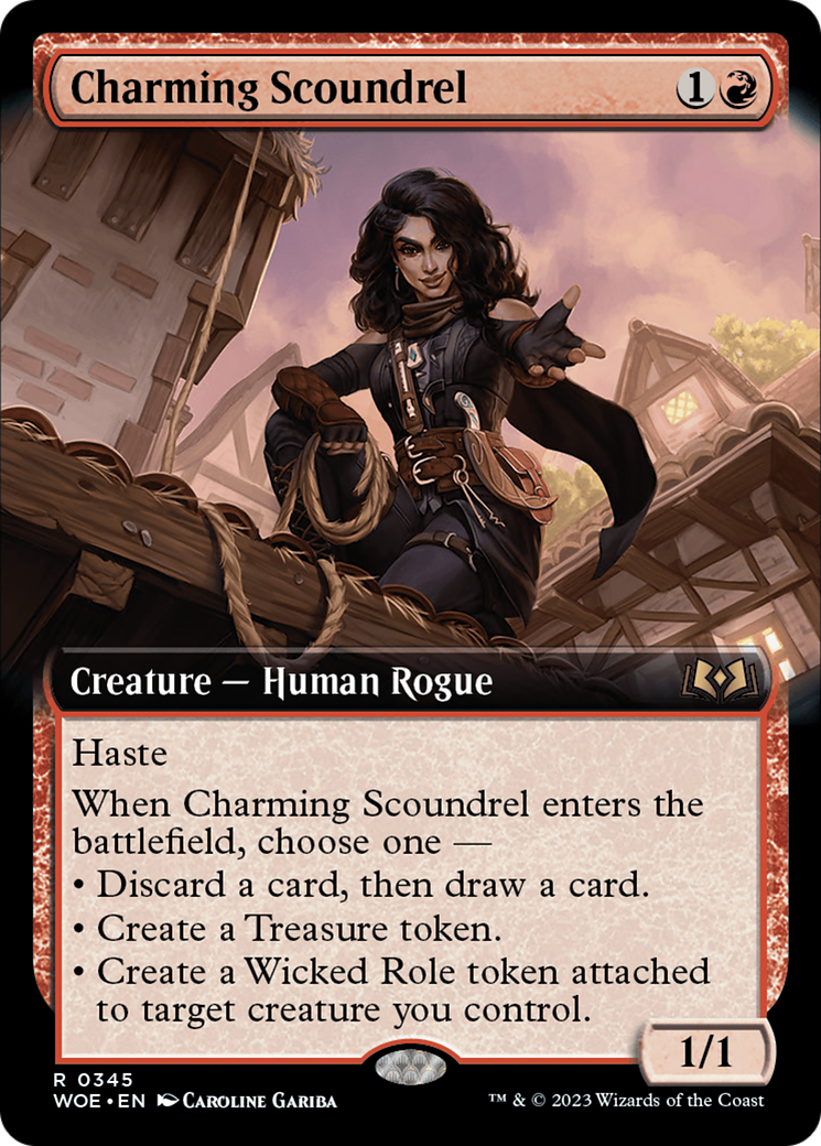 Charming Scoundrel (Extended Art) [Wilds of Eldraine] | Gamer Loot