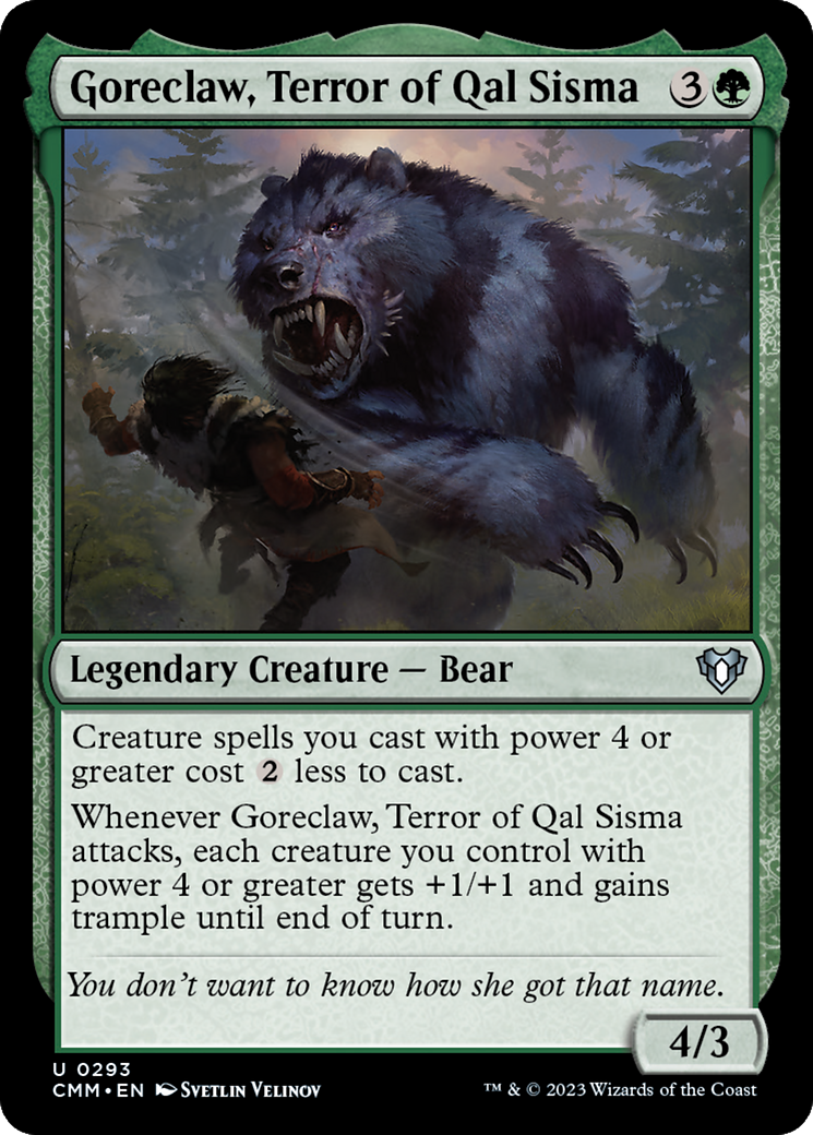 Goreclaw, Terror of Qal Sisma [Commander Masters] | Gamer Loot