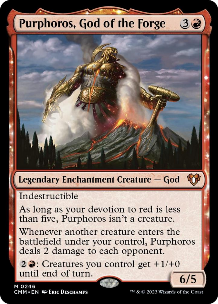 Purphoros, God of the Forge [Commander Masters] | Gamer Loot