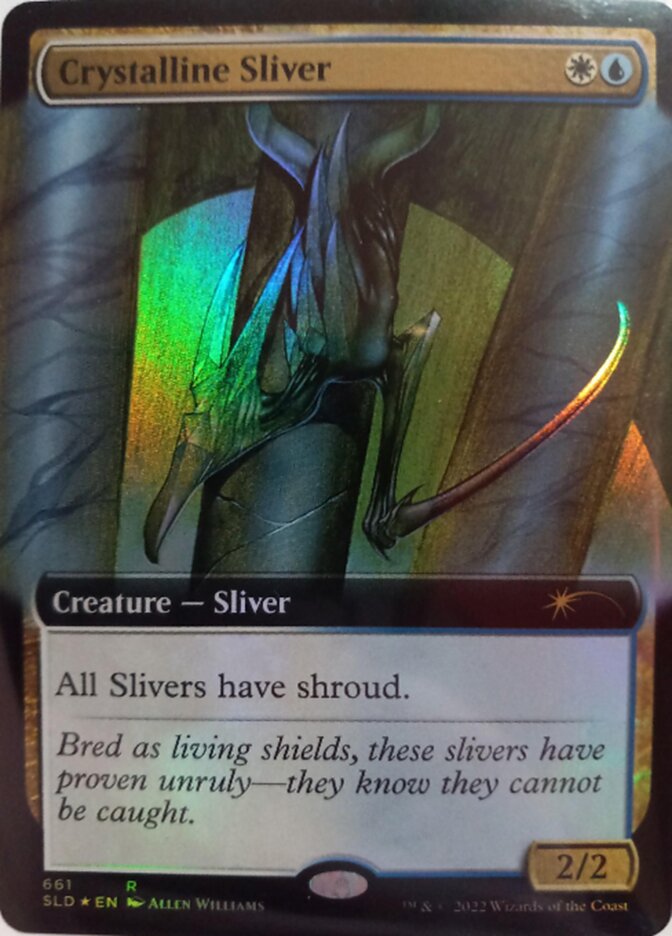 Crystalline Sliver (Extended Art) [Secret Lair Drop Promos] | Gamer Loot