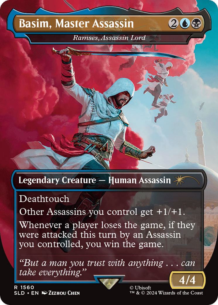 Basim, Master Assassin - Ramses, Assassin Lord (Rainbow Foil) [Secret Lair Drop Series] | Gamer Loot