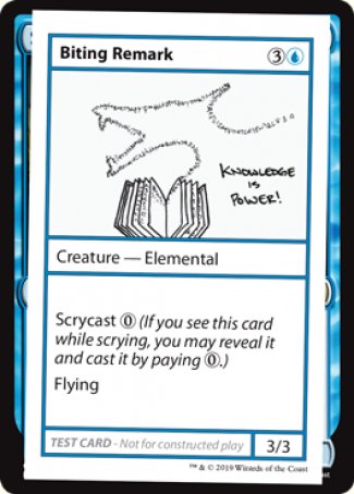 Biting Remark (2021 Edition) [Mystery Booster Playtest Cards] | Gamer Loot