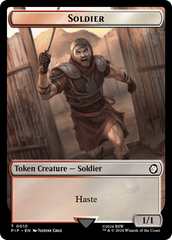 Treasure (0018) // Soldier (0010) Double-Sided Token [Fallout Tokens] | Gamer Loot